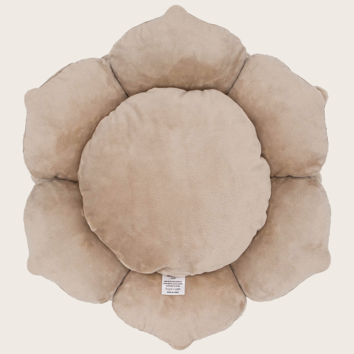 Cream Flower Pillow