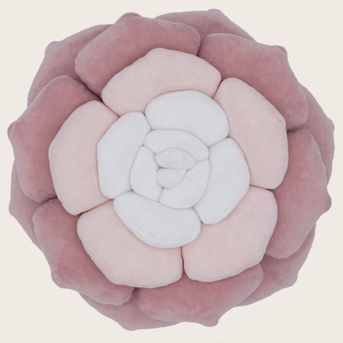 Blush Pink Flower Pillow