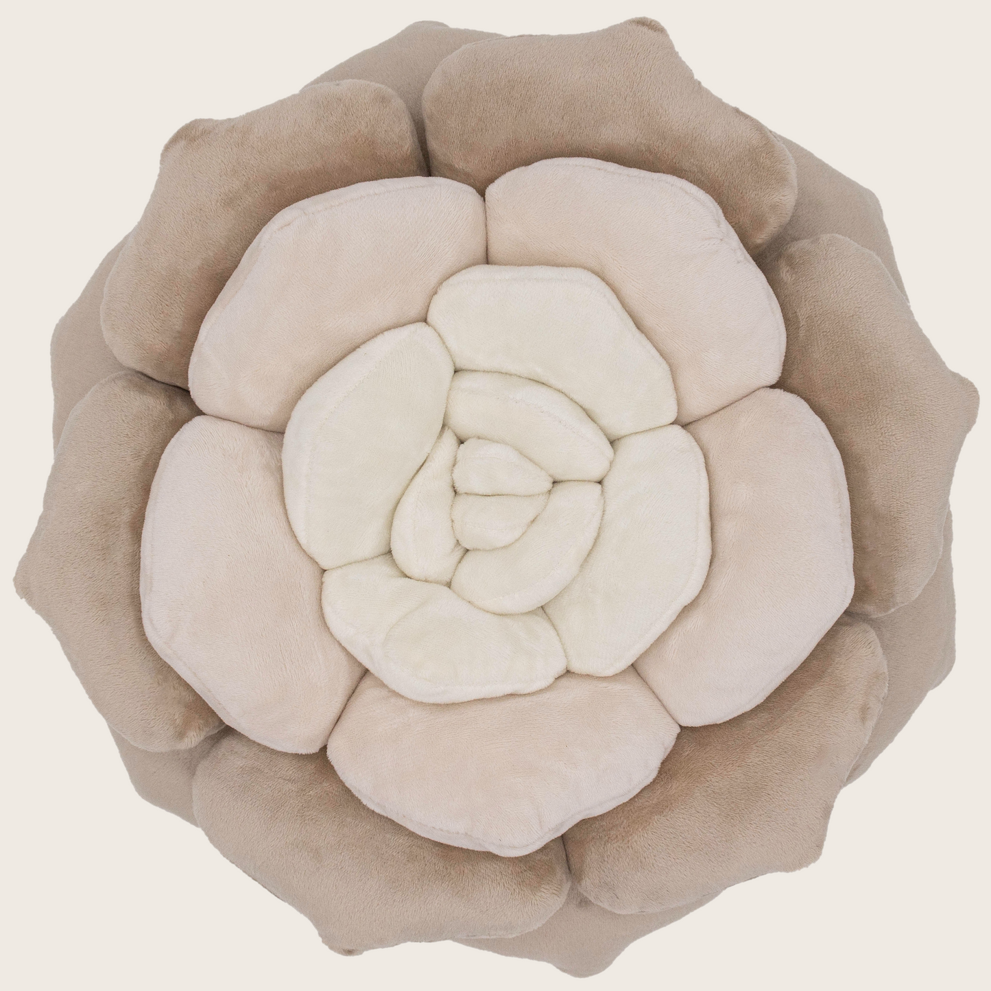 Cream Flower Pillow
